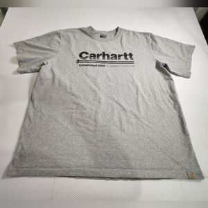 Carhartt Relaxed Fit Heavyweight Graphic Tee in color Heather Gray Size 2XL Reg